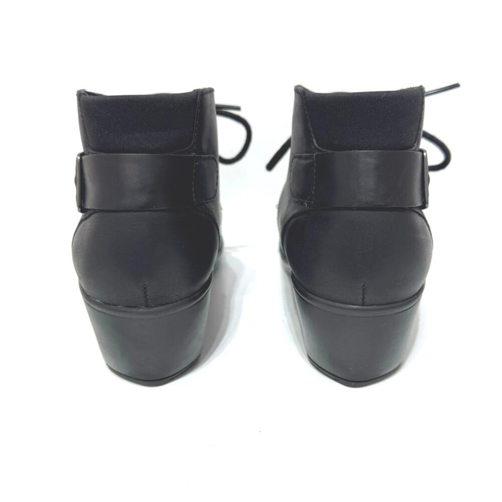 Merrell Women's Veranda Black Leather Lace Up Ankle Bootie Boots Size 7 - Picture 4 of 8